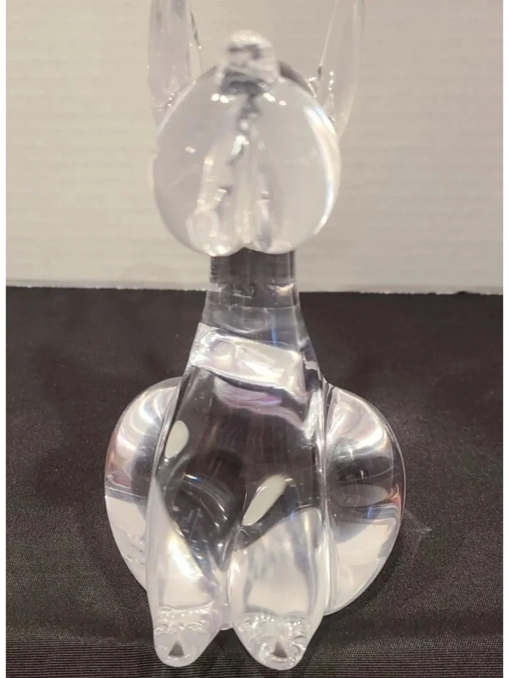 Vintage Eneryda Sweden Crystal Dog Figurine Great Dane MAKER~DANISH G5